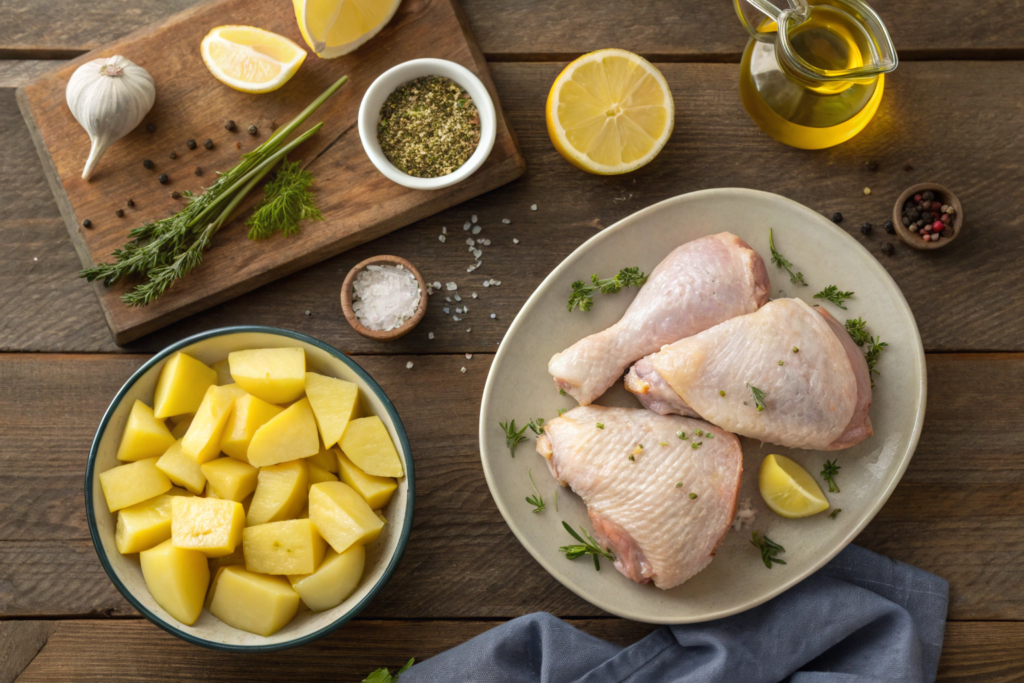 Learn how to make authentic Greek lemon chicken with potatoes. Get step-by-step instructions, tips, and pairing ideas for a perfect meal