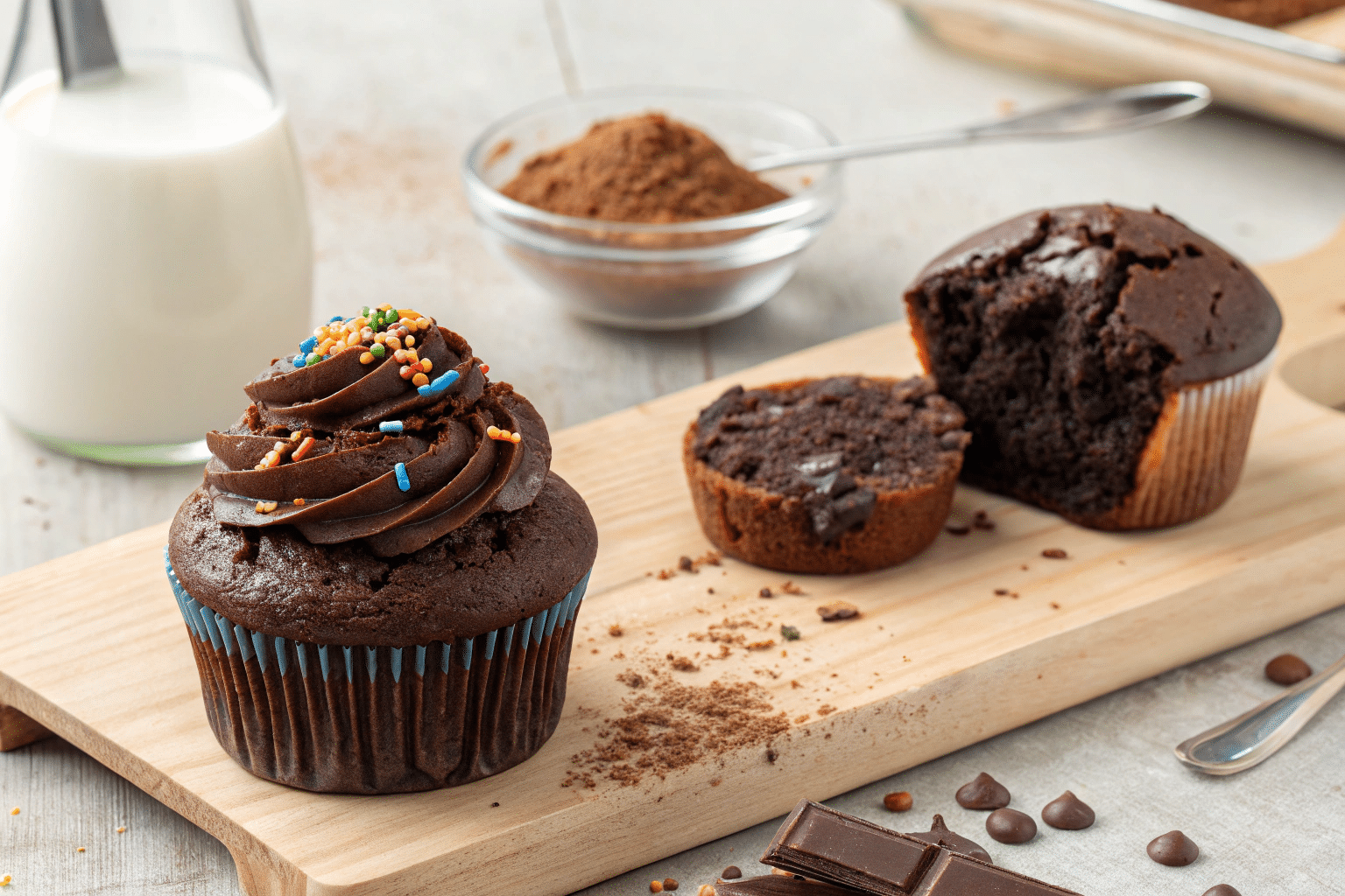 Discover Difference Between a Chocolate Cupcake and a Muffin, including ingredients, texture, and when to choose each treat