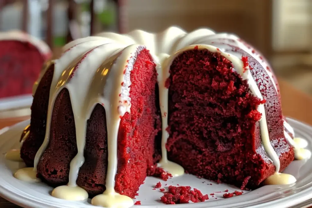 Learn how to make a moist and delicious red velvet bundt cake with our easy, step-by-step guide. Perfect for any occasion!