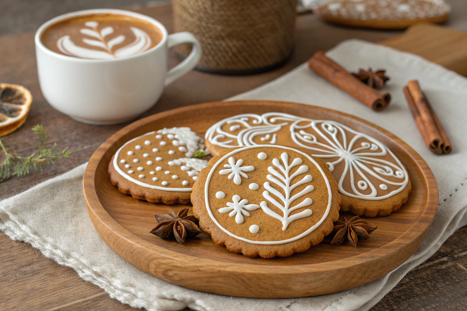 Discover how to make gingerbread latte cookies, combining warm spices with rich coffee flavor for the perfect holiday dessert.