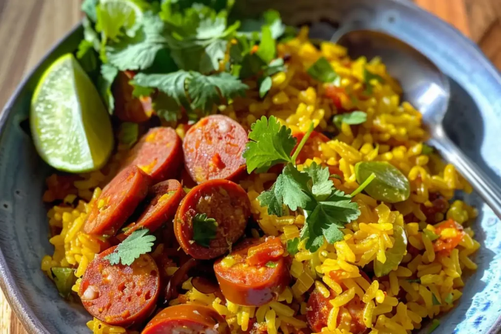 Learn how to make authentic arroz con salchicha, a Cuban favorite, with simple ingredients and bold flavors for your next meal.