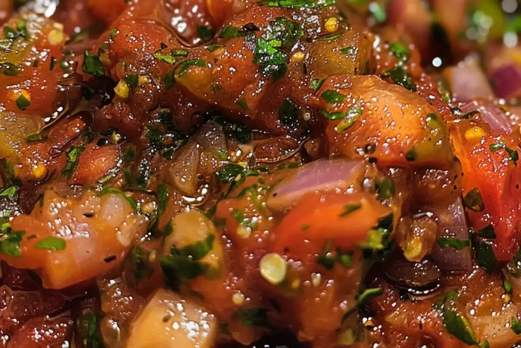 Learn how to make smoky, flavorful fire roasted salsa with roasted tomatoes, peppers, and onions. Perfect for any dish