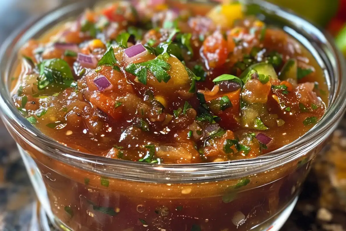 Learn how to make smoky, flavorful fire roasted salsa with roasted tomatoes, peppers, and onions. Perfect for any dish