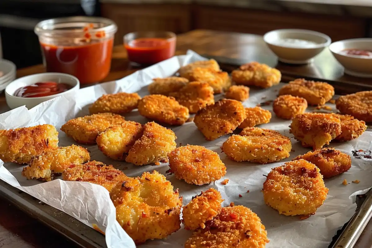 Learn how to bake frozen chicken nuggets for a crispy, healthy meal. Tips for cooking time, seasoning, and flavor enhancements.