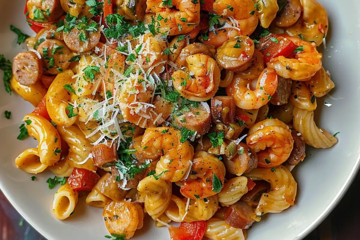 Learn to make a rich, creamy Creole pasta with shrimp, chicken, and bold spices for a flavorful fusion of Creole and Italian cuisine