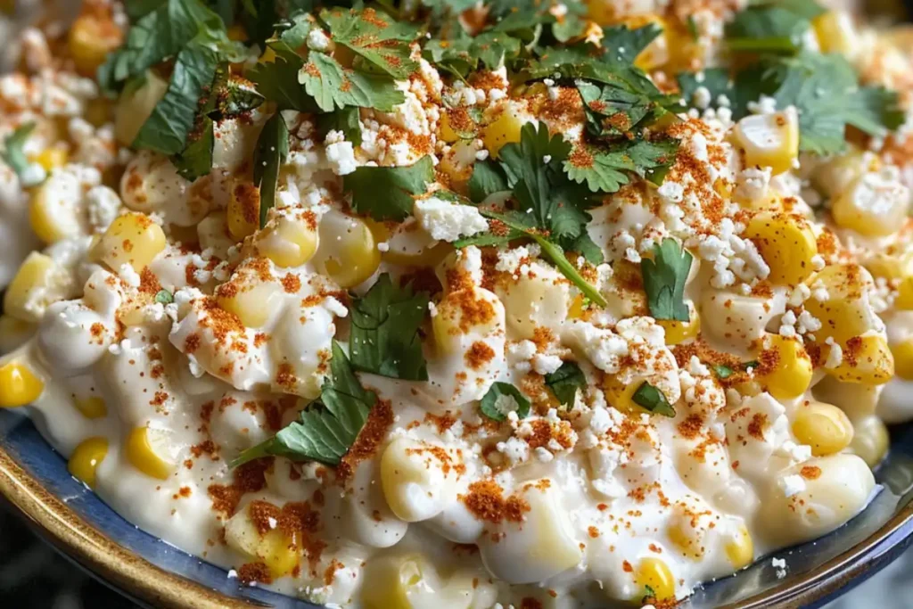 Discover how to make the best creamy elote dip. This easy recipe turns Mexican street corn into an irresistible party dip.