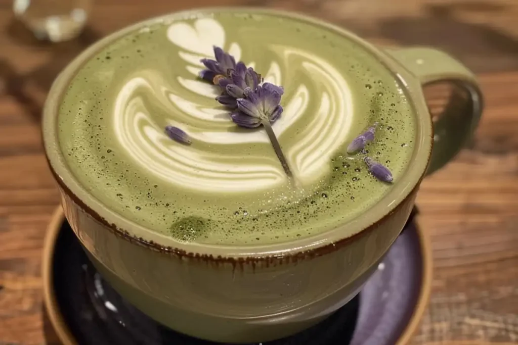 Discover the unique flavor of matcha with lavender and learn how this aromatic pairing creates delicious drinks and desserts