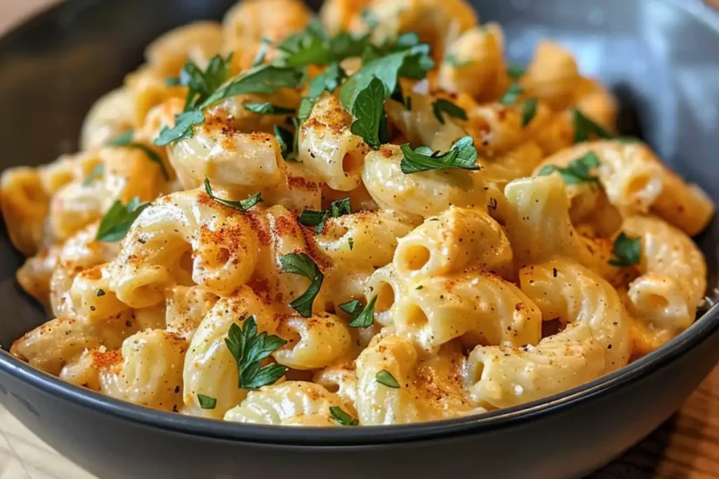 Indulge in this easy, high-protein mac and cheese recipe packed with flavor and perfect for meal prep or a quick, satisfying dinner.