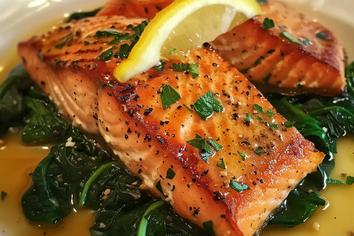 Discover the best salmon spinach recipes, from creamy Tuscan salmon to light baked dishes, perfect for healthy meals or indulgent dinners.