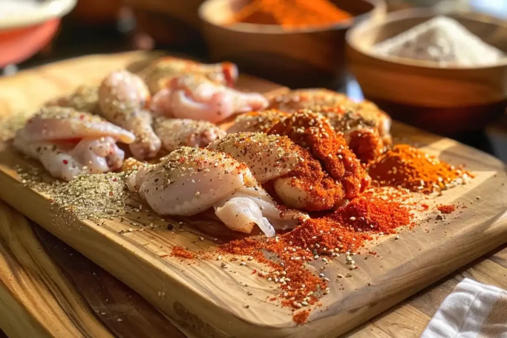 Learn why seasoning chicken wings before cooking is essential for maximum flavor. Explore dry rubs, marinades, and the best spices for perfect wings