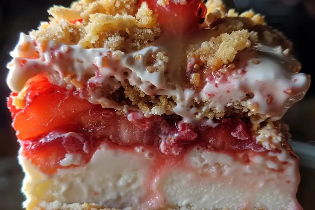 Explore the key ingredients in strawberry shortcake ice cream bars, including strawberries, vanilla ice cream, and crunchy shortcake crumble