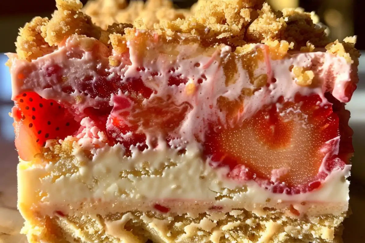 Explore the key ingredients in strawberry shortcake ice cream bars, including strawberries, vanilla ice cream, and crunchy shortcake crumble