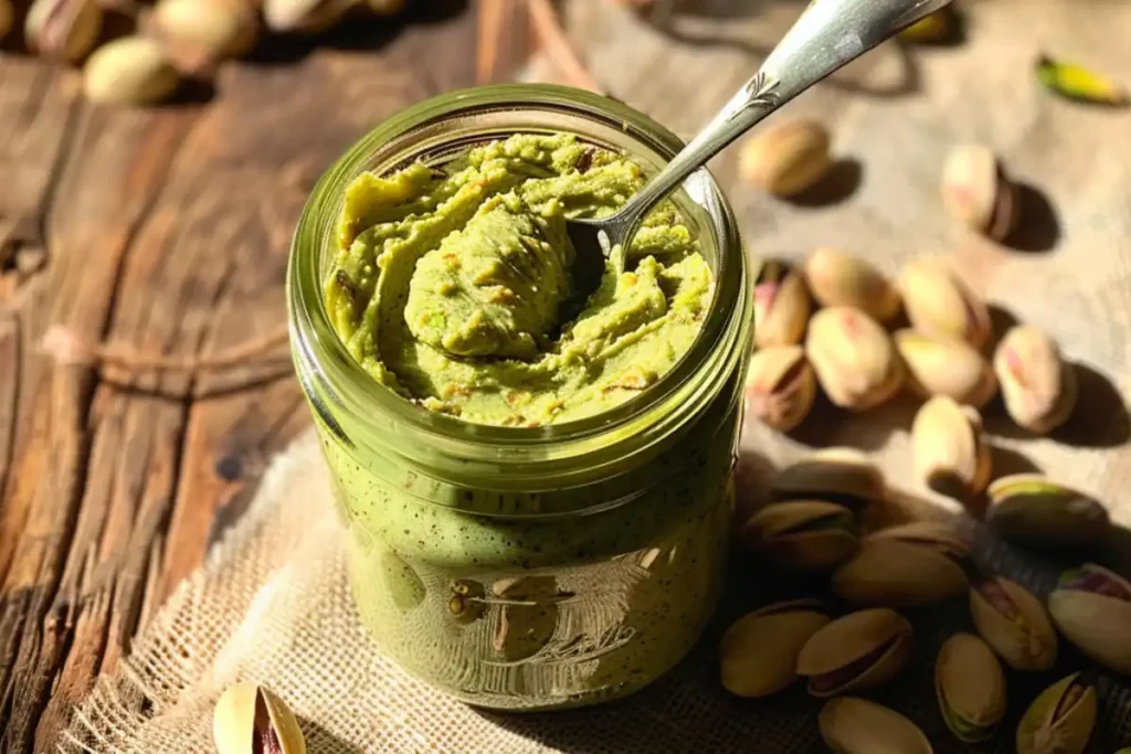 Explore creative ways to use pistachio butter in sweet and savory recipes, from smoothies to sauces and baked goods.