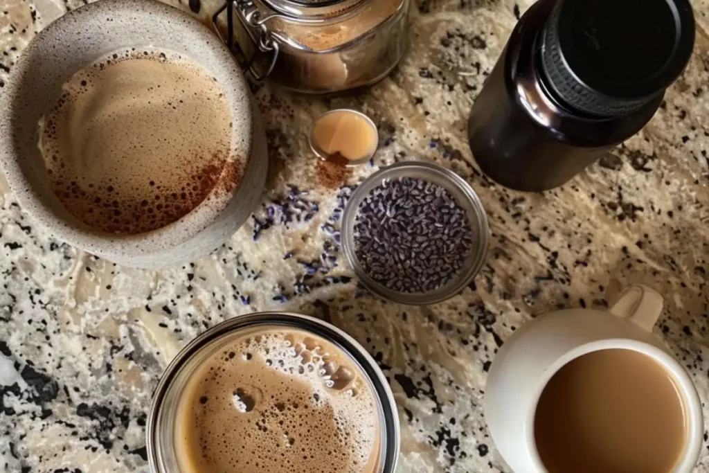 Learn to make a lavender oatmilk latte, a creamy, floral coffee drink offering a refreshing, plant-based twist on your classic latte.