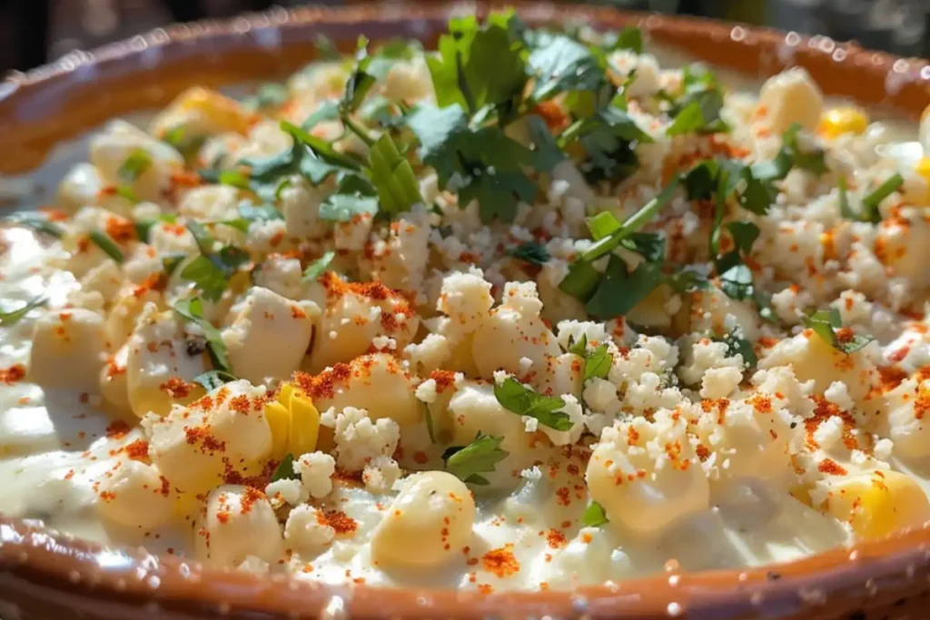 Learn the ingredients of elote, Mexican street corn, and how to make it with toppings like cheese, chili powder, and lime