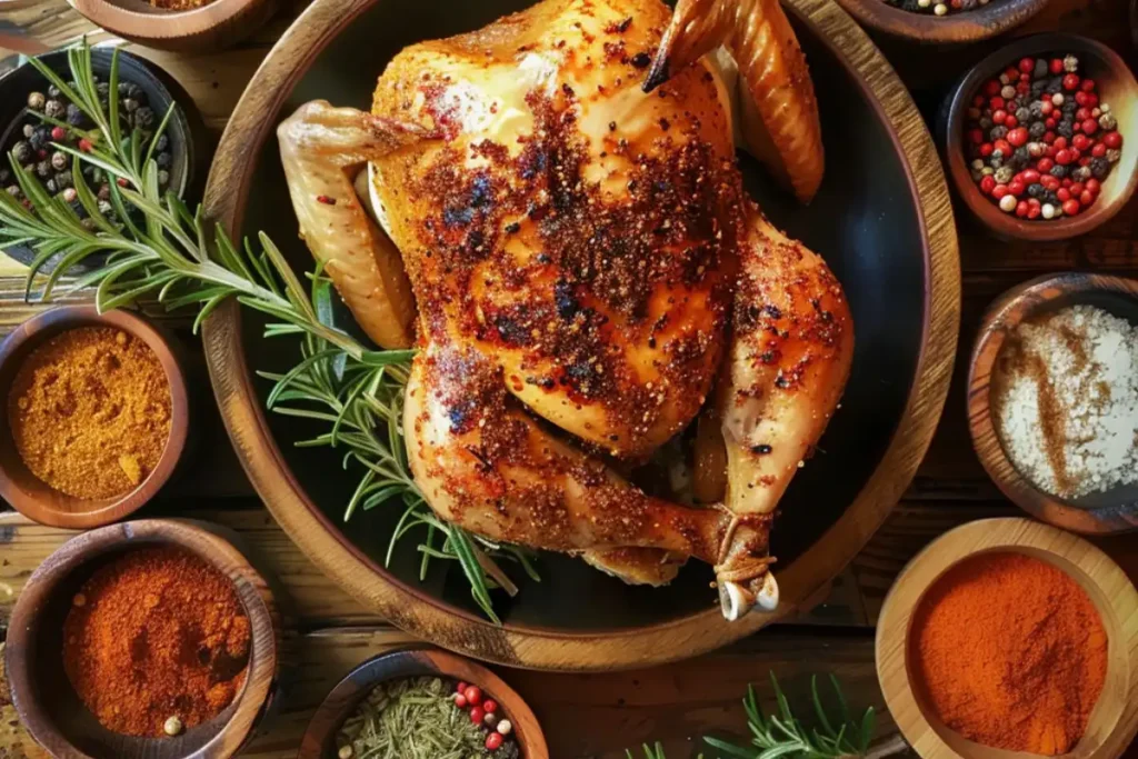 Discover the best seasonings for chickens, from basic spices to international blends, for grilled, baked, and roasted chicken dishes.