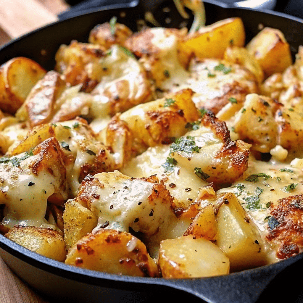 Crockpot Garlic Parmesan Chicken and Potatoes is a creamy, easy one-pot meal packed with flavor—perfect for weeknight family dinners!