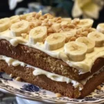 Banana Bread Cake is a moist, fluffy dessert that combines the rich flavor of banana bread with the soft texture of a classic cake.