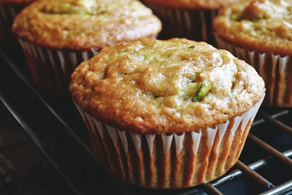 Banana Zucchini Muffins are moist, naturally sweet, and packed with goodness. A perfect way to use ripe bananas and hidden veggies!