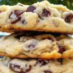 These are the Best Chocolate Chip Cookies—soft, chewy, golden, and packed with gooey chocolate chips. A classic cookie done right!