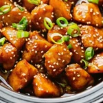 Crockpot Teriyaki Chicken is tender, juicy, and coated in a sweet-savory glaze. Easy slow cooker dinner perfect over rice or noodles!