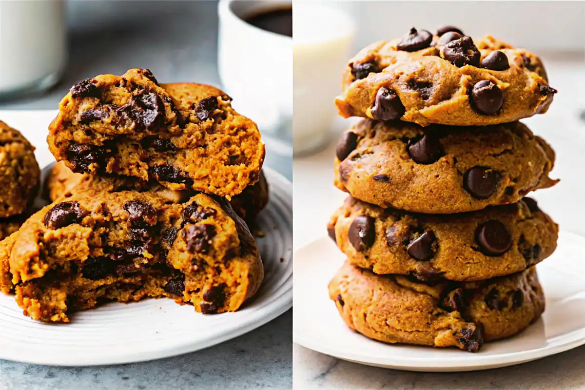 Pumpkin Chocolate Chip Cookies are soft, spiced, and loaded with chocolate—perfect for fall baking and cozy, sweet cravings!