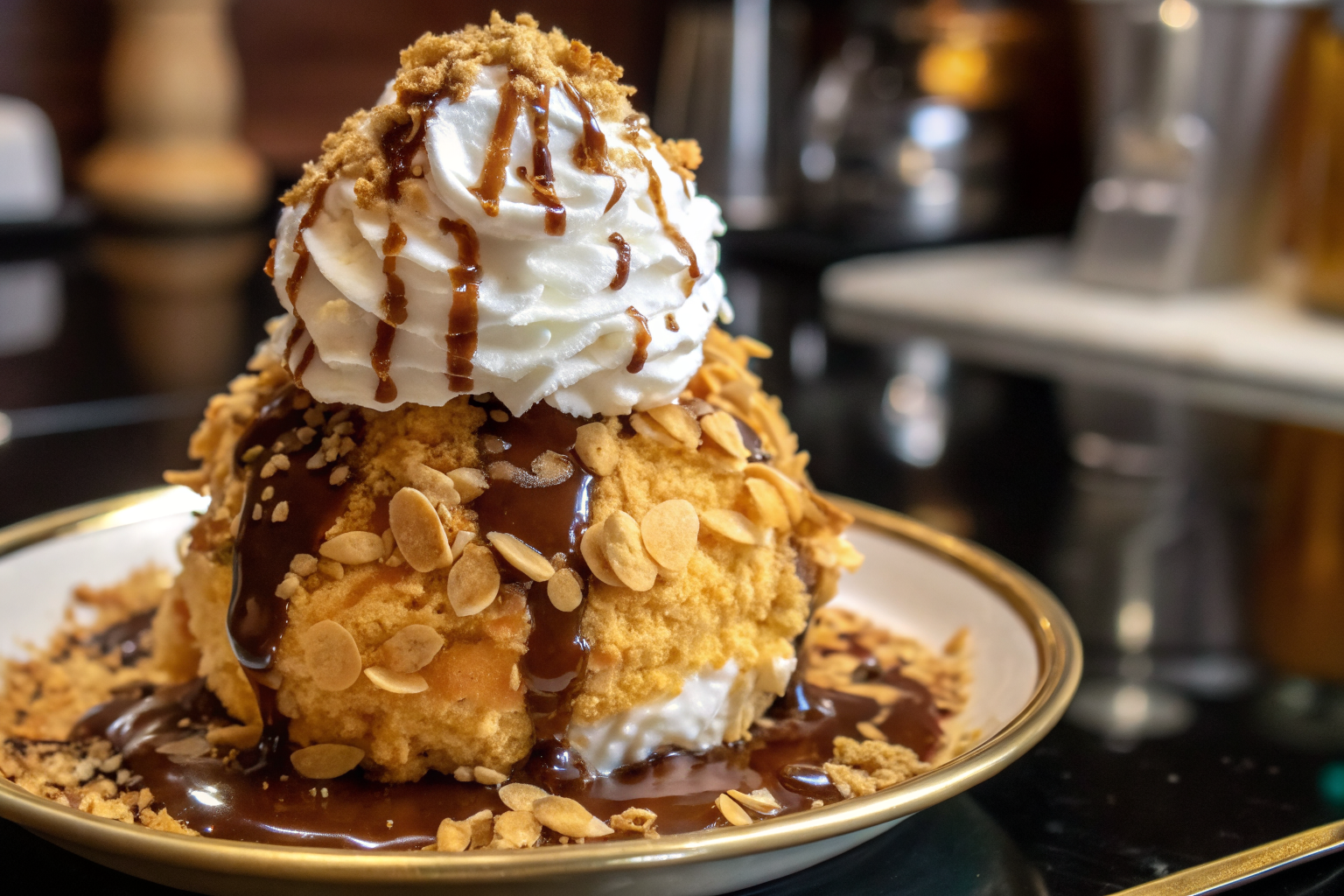 Mexican Fried Ice Cream is crispy on the outside, creamy inside, and bursting with cinnamon-sugar flavor. A fun and festive dessert treat!