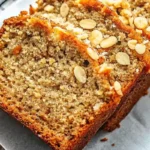 Almond Flour Banana Bread is moist, naturally gluten-free, and made with ripe bananas—a wholesome treat for breakfast or snacking!