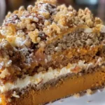 This Autumn Pumpkin Spice Crumble Cake is moist, warmly spiced, and topped with a buttery crumble—perfect for cozy fall gatherings or brunch!