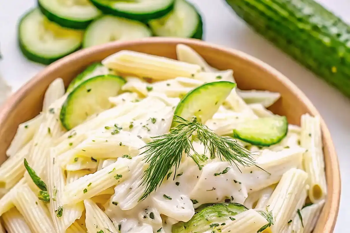 Fresh Cucumber Pasta Salad is a light, creamy, and refreshing side dish perfect for BBQs, picnics, or summer meals—easy and flavorful!