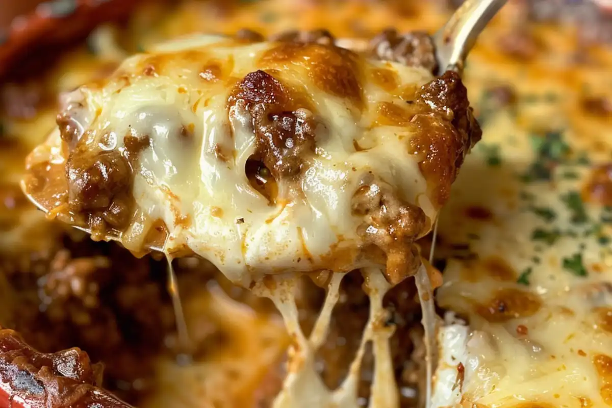 Mexican White Trash Casserole is a cheesy, spicy, crowd-pleasing comfort dish loaded with beef, beans, and bold Tex-Mex flavor!