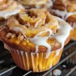 These Pumpkin Cinnamon Roll Muffins are soft, spiced, and swirled with cinnamon sugar—perfect for fall breakfasts, brunch, or dessert!