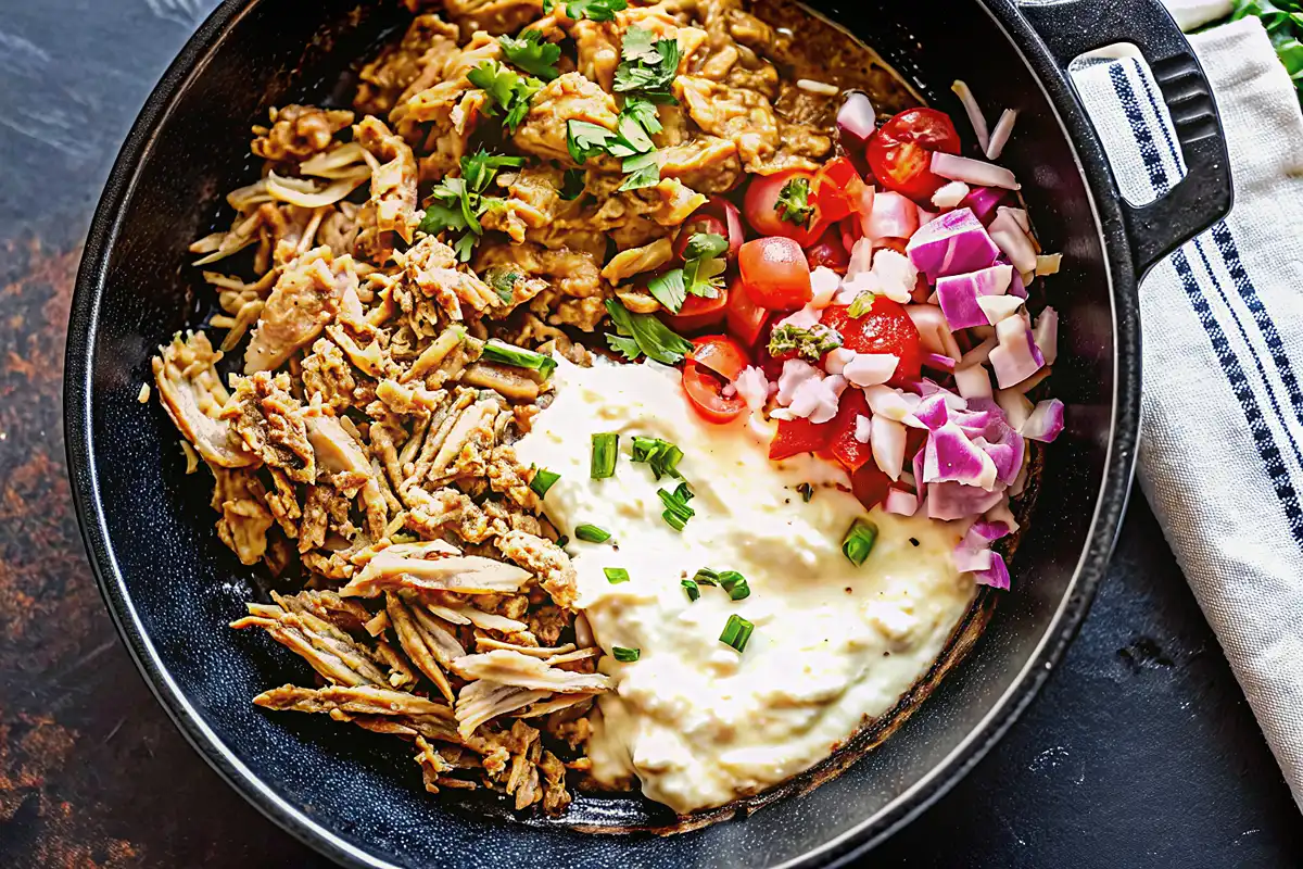 Slow Cooker Chicken Shawarma is packed with warm Middle Eastern spices and tender chicken—perfect for wraps, bowls, or platters!