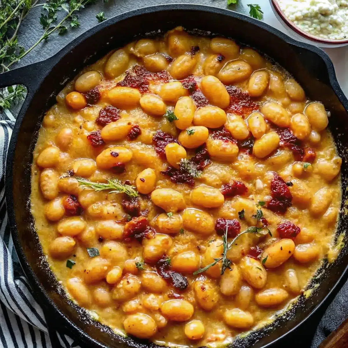 These creamy Tuscan marry me butter beans are rich, savory, and comforting—a flavorful vegetarian dish perfect with bread or pasta.