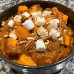 These crockpot sweet potatoes with marshmallows are creamy, buttery, and sweet—perfect for easy holiday sides or cozy comfort food.