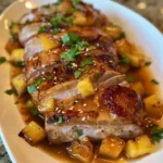 This Slow Cooker Pineapple Pork Loin is tender, juicy, and full of sweet-savory flavor with pineapple glaze. Perfect for easy family dinners.