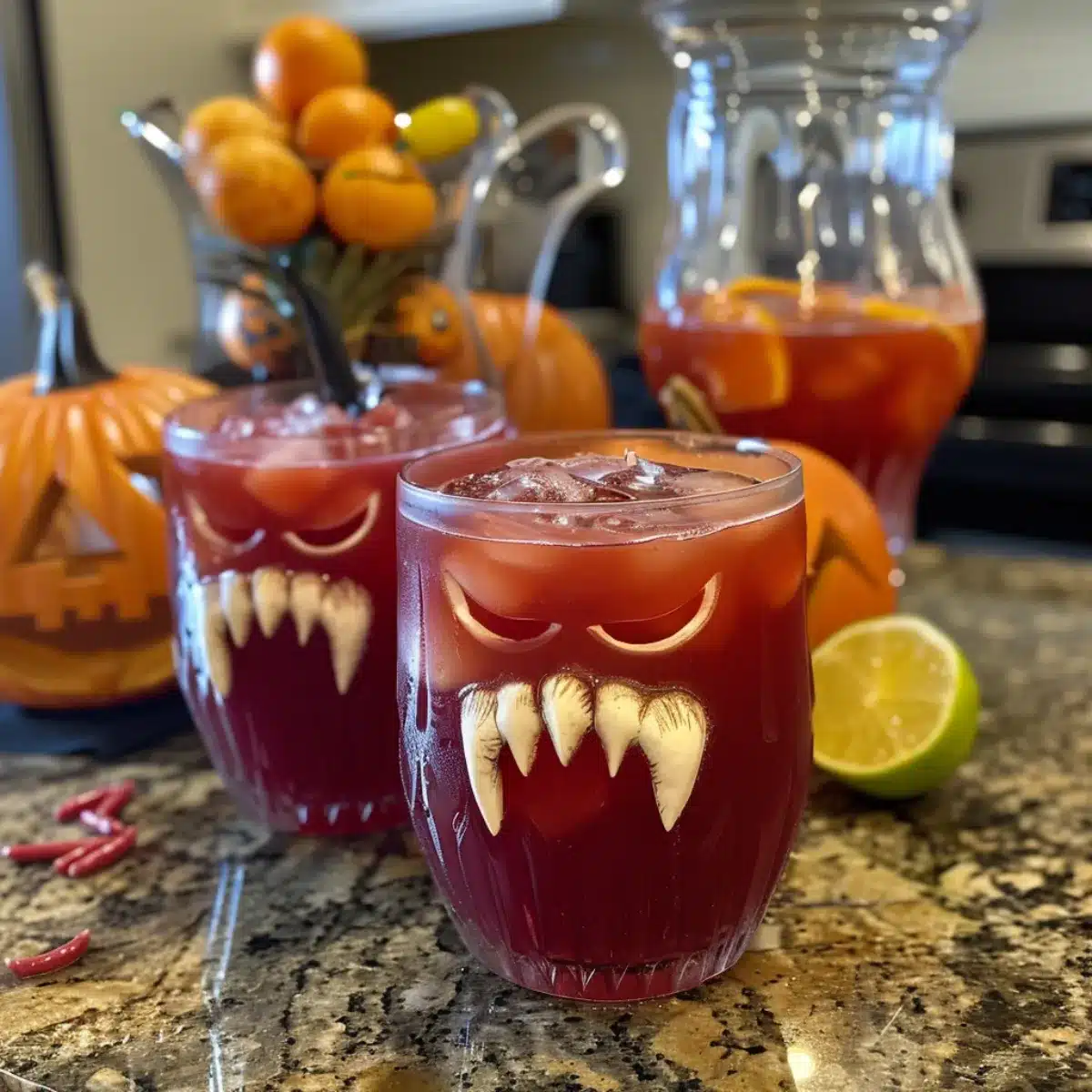 This spooky werewolf Halloween punch is fruity, fizzy, and fun—perfect for parties with its creepy look and delicious flavor.
