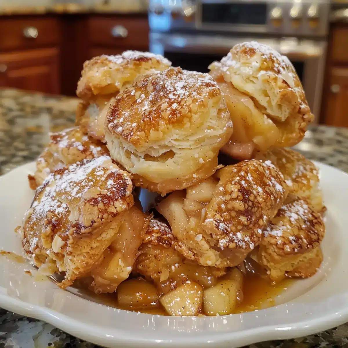 These Air Fryer Apple Pie Bombs are crispy outside, gooey inside with cinnamon apples and caramel. A quick and irresistible fall dessert!