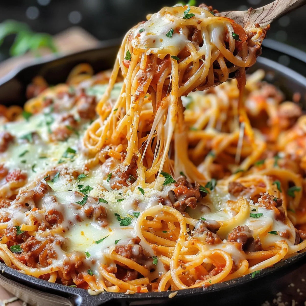 Baked Cream Cheese Spaghetti Casserole is a cheesy, creamy pasta bake with rich sauce, seasoned beef, and melted cheese—family dinner perfection.