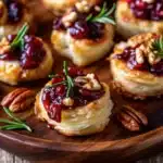 Baked Cranberry Brie Bites