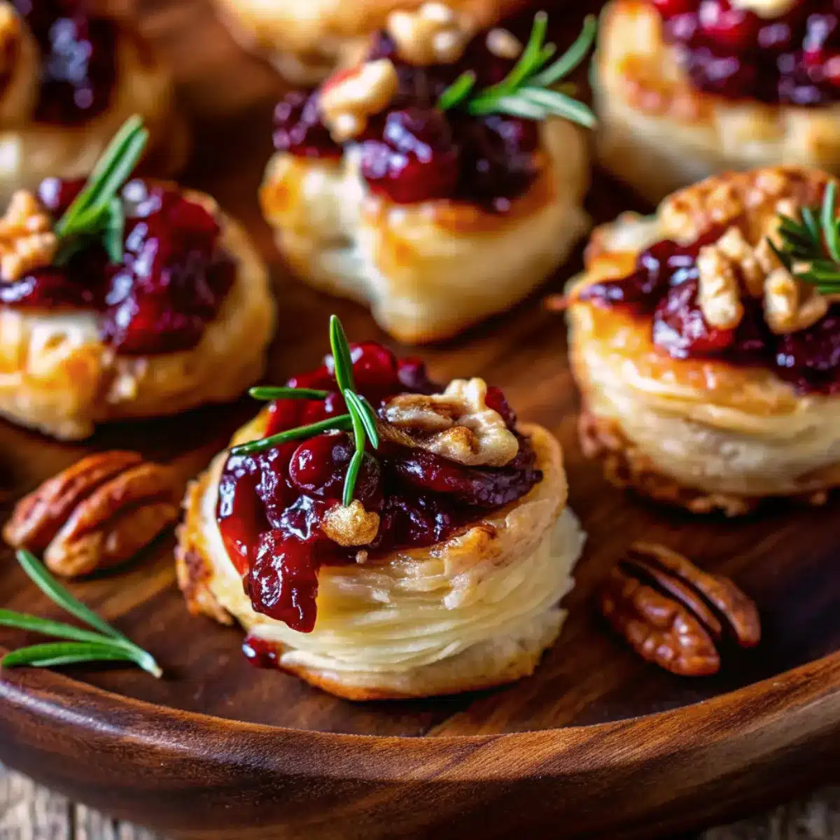 Baked Cranberry Brie Bites