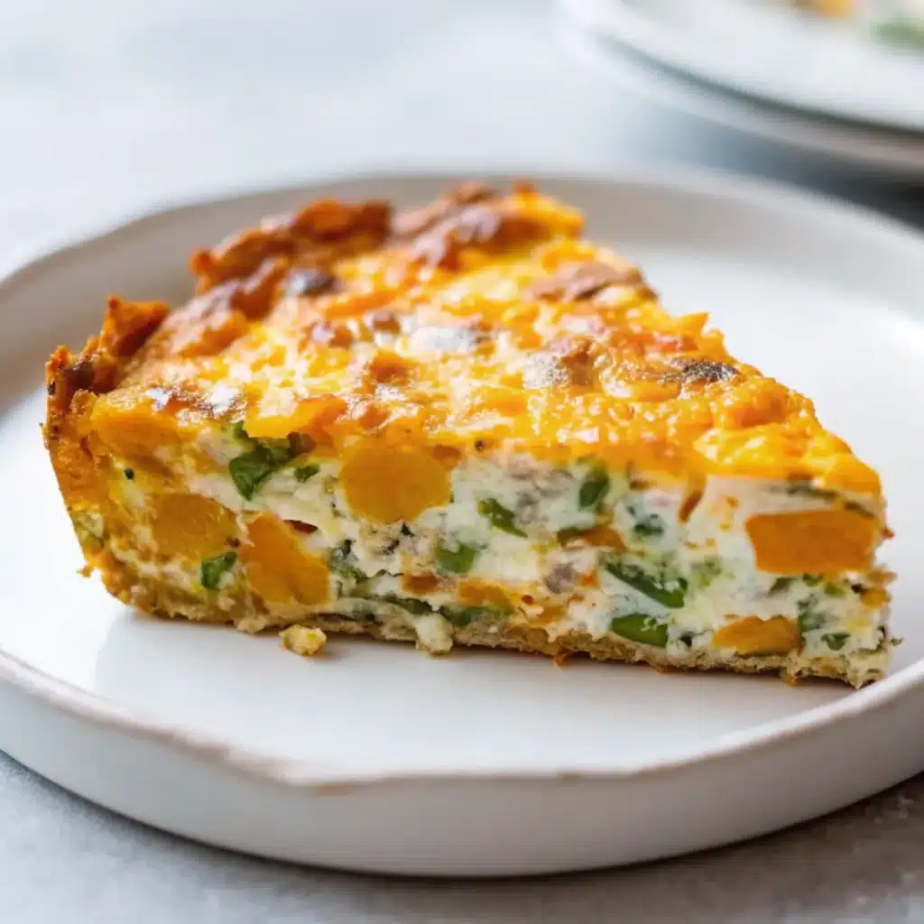 Sweet Potato Egg Casserole is a healthy breakfast bake with roasted sweet potatoes, fluffy eggs, veggies, and cheese. Perfect for brunch or meal prep.