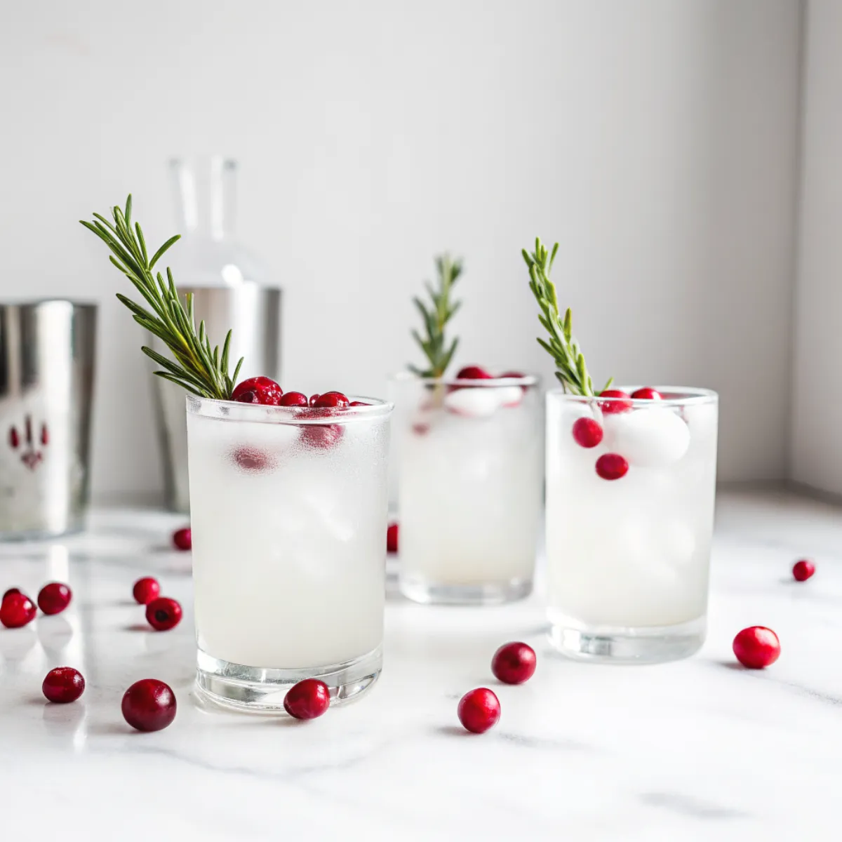 The Mistletoe Kiss is a festive Christmas cocktail with vodka, cranberry juice, and lime. Refreshing, sparkling, and perfect for holiday celebrations