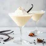 Vanilla Bean Martini is a luxurious cocktail made with vanilla vodka, cream liqueur, and real vanilla. Smooth, elegant, and perfect for Christmas or winter celebrations.