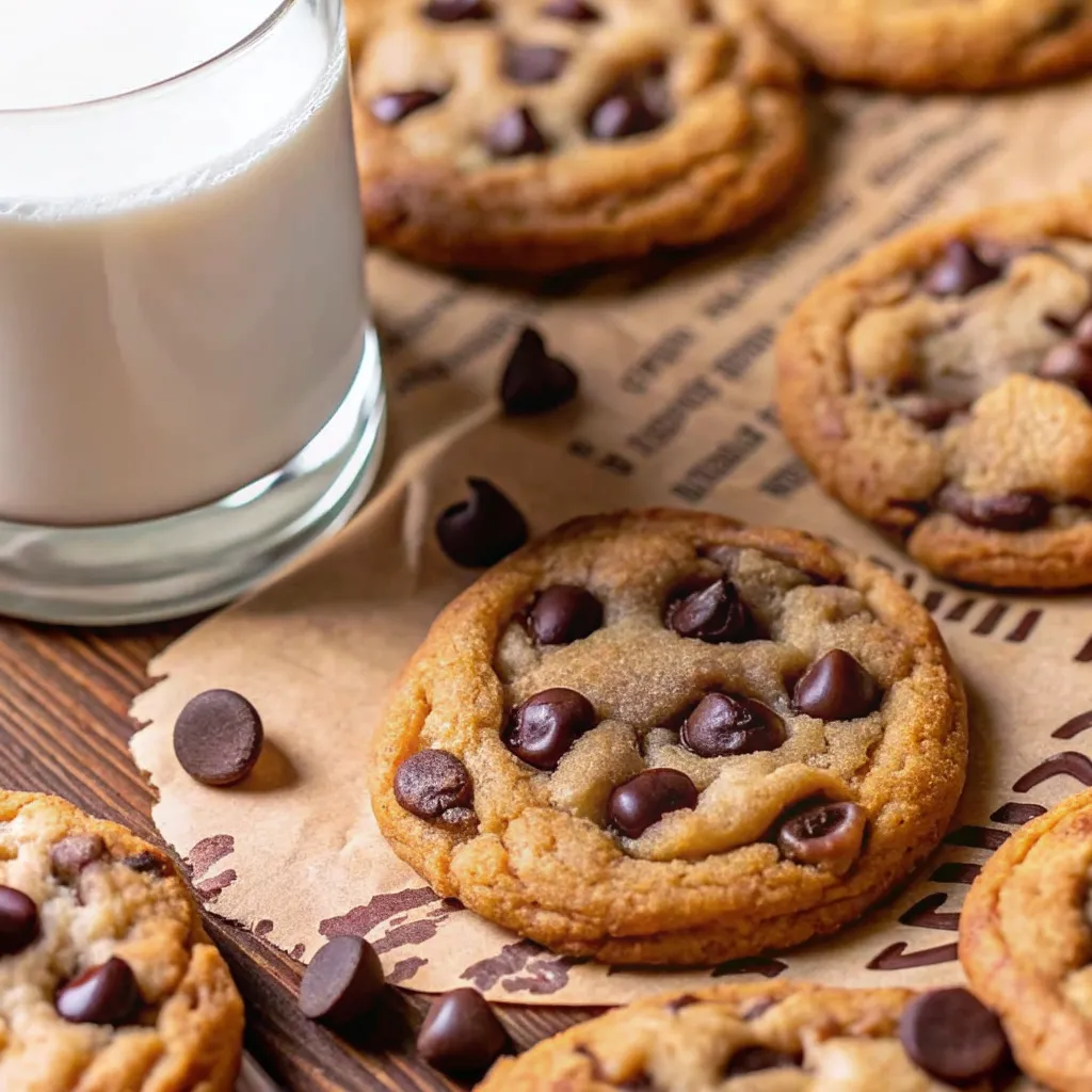 Make soft, chewy Brown Butter Sourdough Discard Chocolate Chip Cookies with rich nutty flavor and melty chocolate. An easy, delicious way to use discard.
