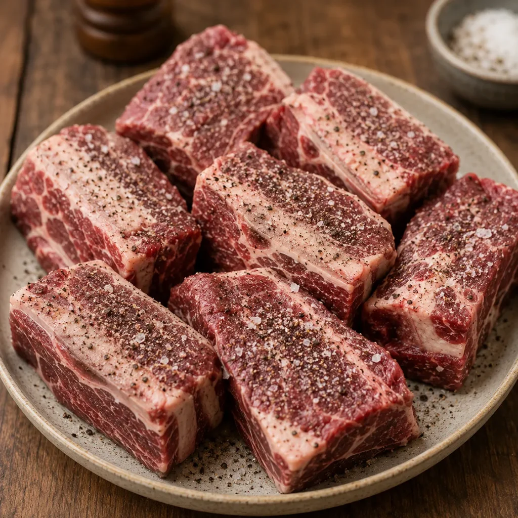 Crockpot Beef Short Ribs with Mushrooms