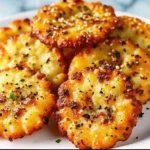Garlic Ritz Snacks are buttery, crisp, and full of garlic flavor. This easy snack recipe is perfect for parties or quick appetizers.