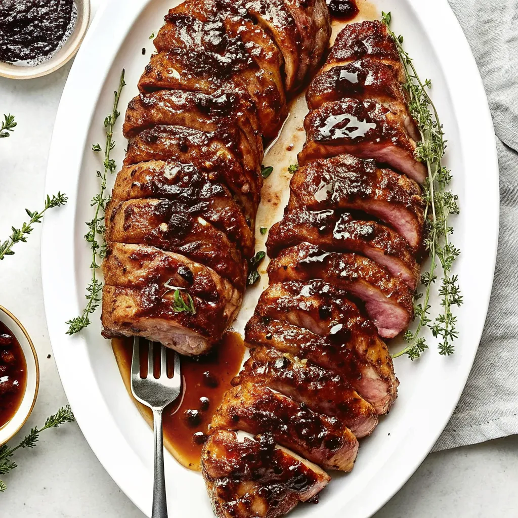 Make Honey Garlic Pork Tenderloin with a golden seared crust, juicy slices, and a glossy sweet-savory garlic sauce—quick, delicious, and impressive.