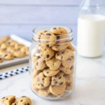 These Mini Chocolate Chip Cookies are soft in the center, crisp on the edges, and perfect for gifting. Easy, quick, and packed with chocolate chips!