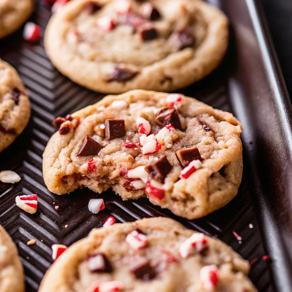 Make these soft and chewy Peppermint Chocolate Chip Cookies for the perfect holiday treat! Easy, festive, and full of chocolate and peppermint flavor.